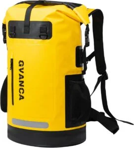  GVANCA Waterproof Dry Bag Backpack for Kayaking, Roll Top Kayak Dry Backpack,