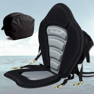  penban Universal Deluxe Kayak Seat Cushion with Storage Bag,Boat Seat SUP Seat Canoe Seat