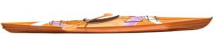 Wooden Kayak with 2 Stripes, 15-Feet Real Kayak