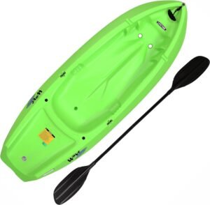  Lifetime Youth Wave Kayak with Paddle, 6 Feet, Green