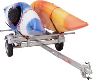  Malone EcoLight 2-Boat J-Rack Kayak Trailer Package