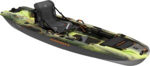  Pelican Catch Mode 110 Fishing Kayak - Premium Angler Kayak with Lawnchair seat - 10.5 Ft.