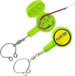 HOOK-EZE Fishing Knot Tying Tool | Protect from Fish Hooks | Tie Fishing Knots Easily | Cool Gadgets for Fishermen | Ice Fly Fishing | Fishing Accessories... 