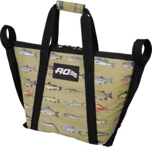 AO Coolers 2' Insulated Fish Kill Bag - Portable, Leakproof Fish Cooler with Heavy-Duty Handles - 24" x 16", Multi (AOMFB2FT) 